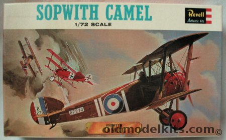 Revell 1/72 Sopwith Camel, H628-49 plastic model kit